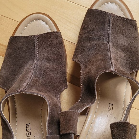 Suede Wedge Sandals - Picture 5 of 7